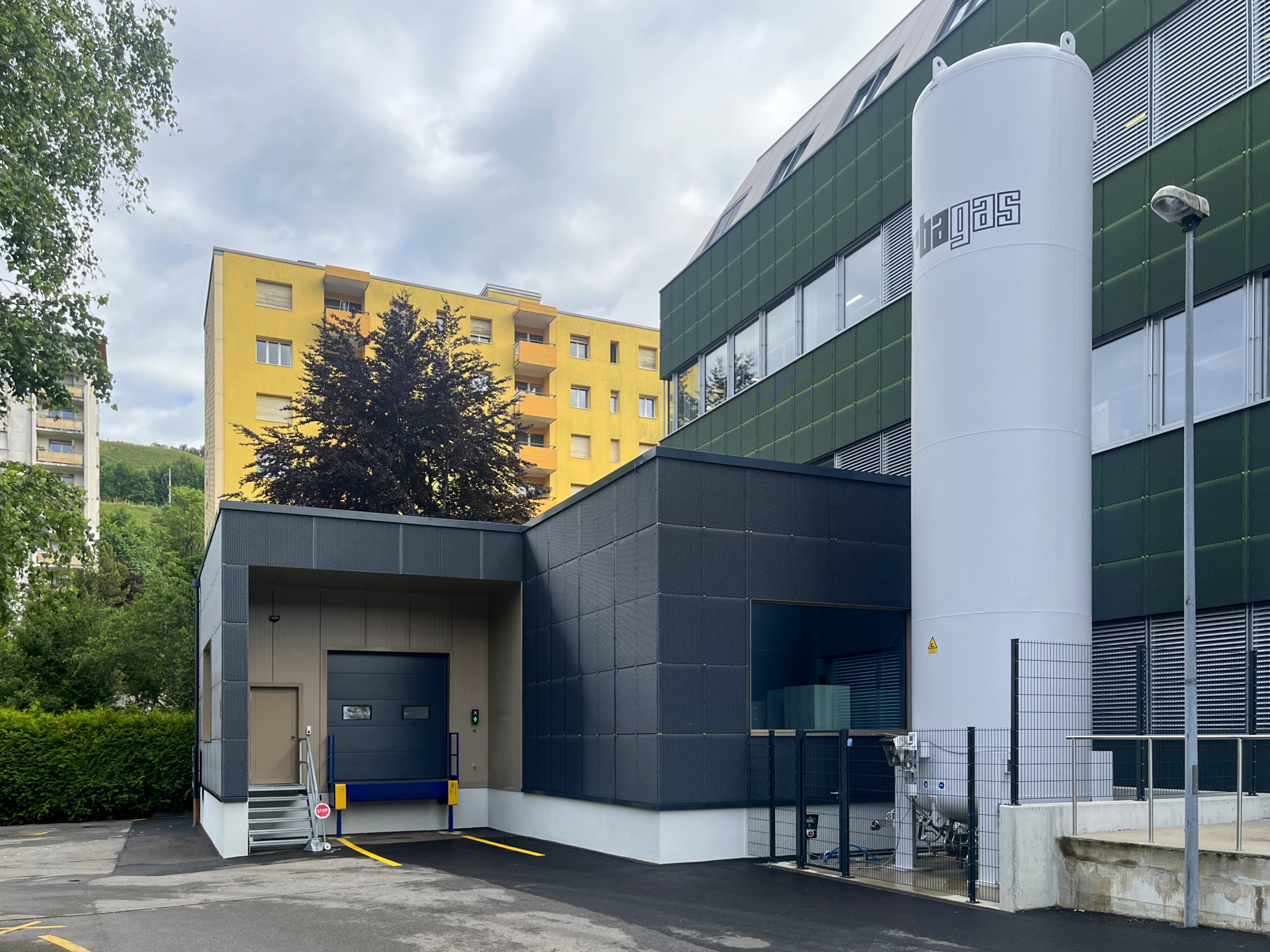 cédric haldimann architecte - extension d'une usine au locle