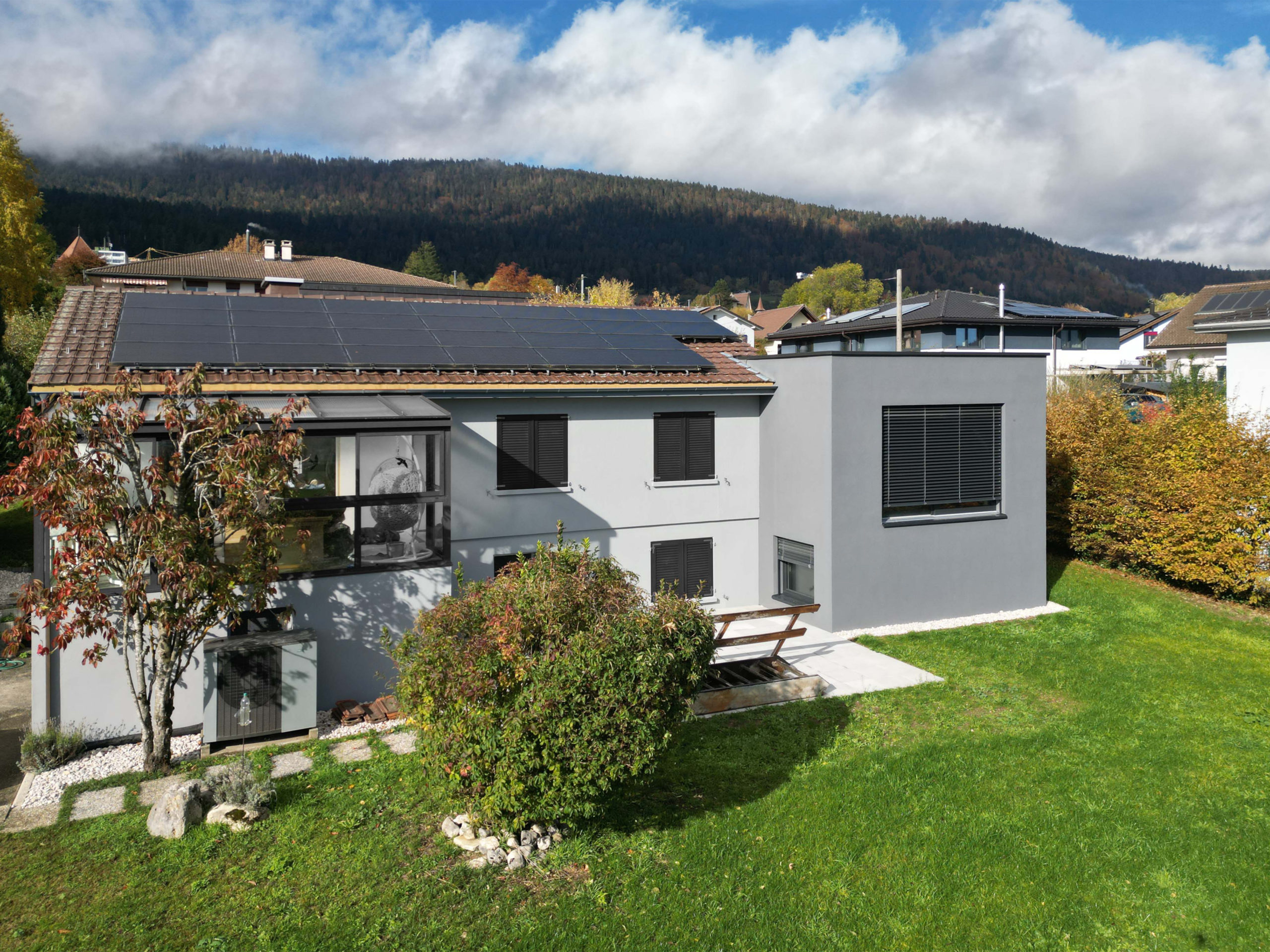 cédric haldimann architecte - extension d'une maison familiale