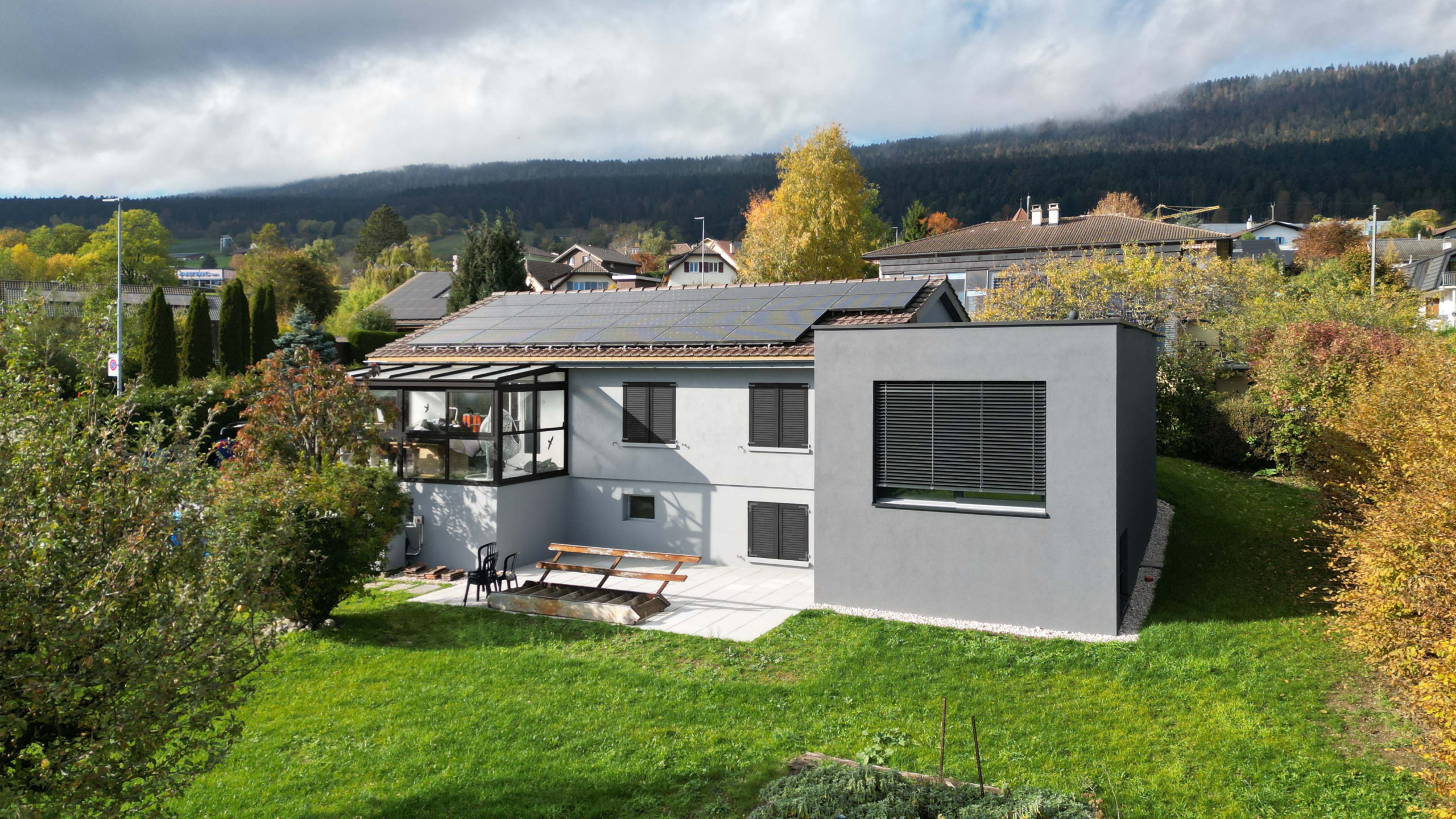 cédric haldimann architecte - extension d'une maison familiale